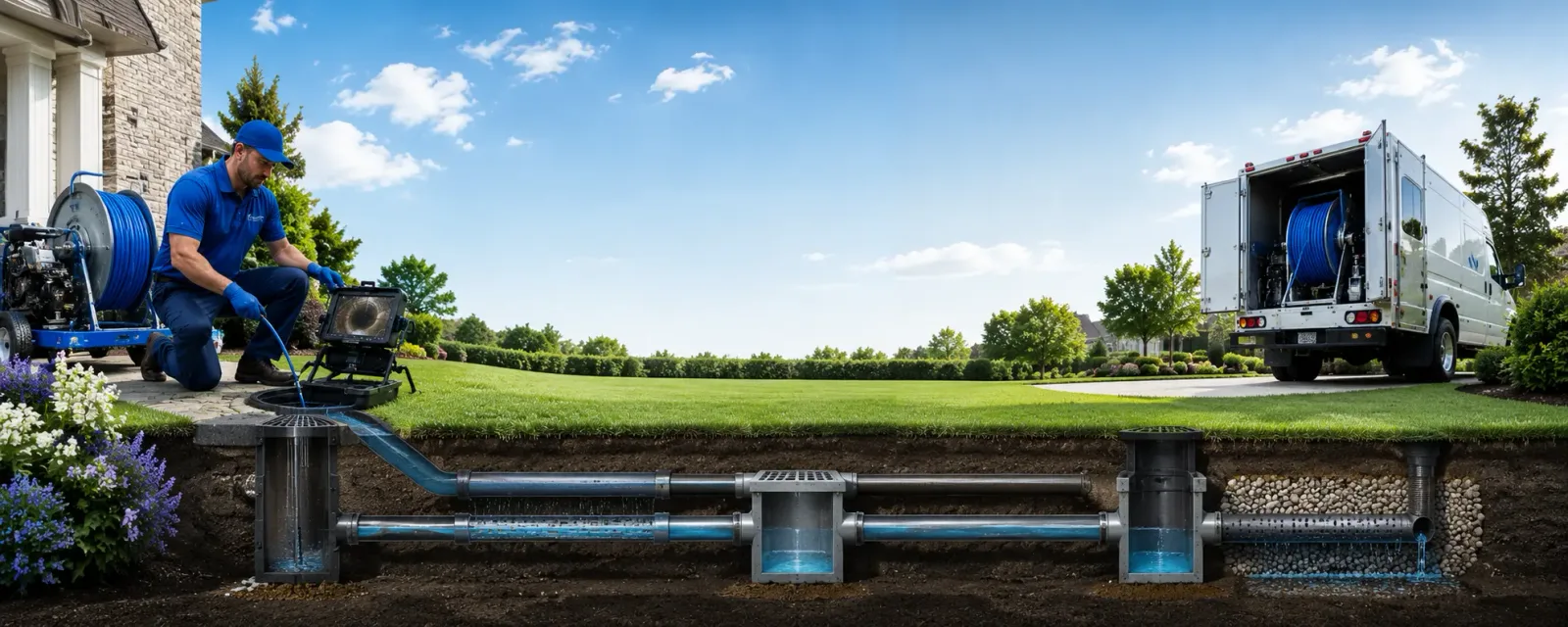 Outdoor drain cleaning information for Bladensburg, MD